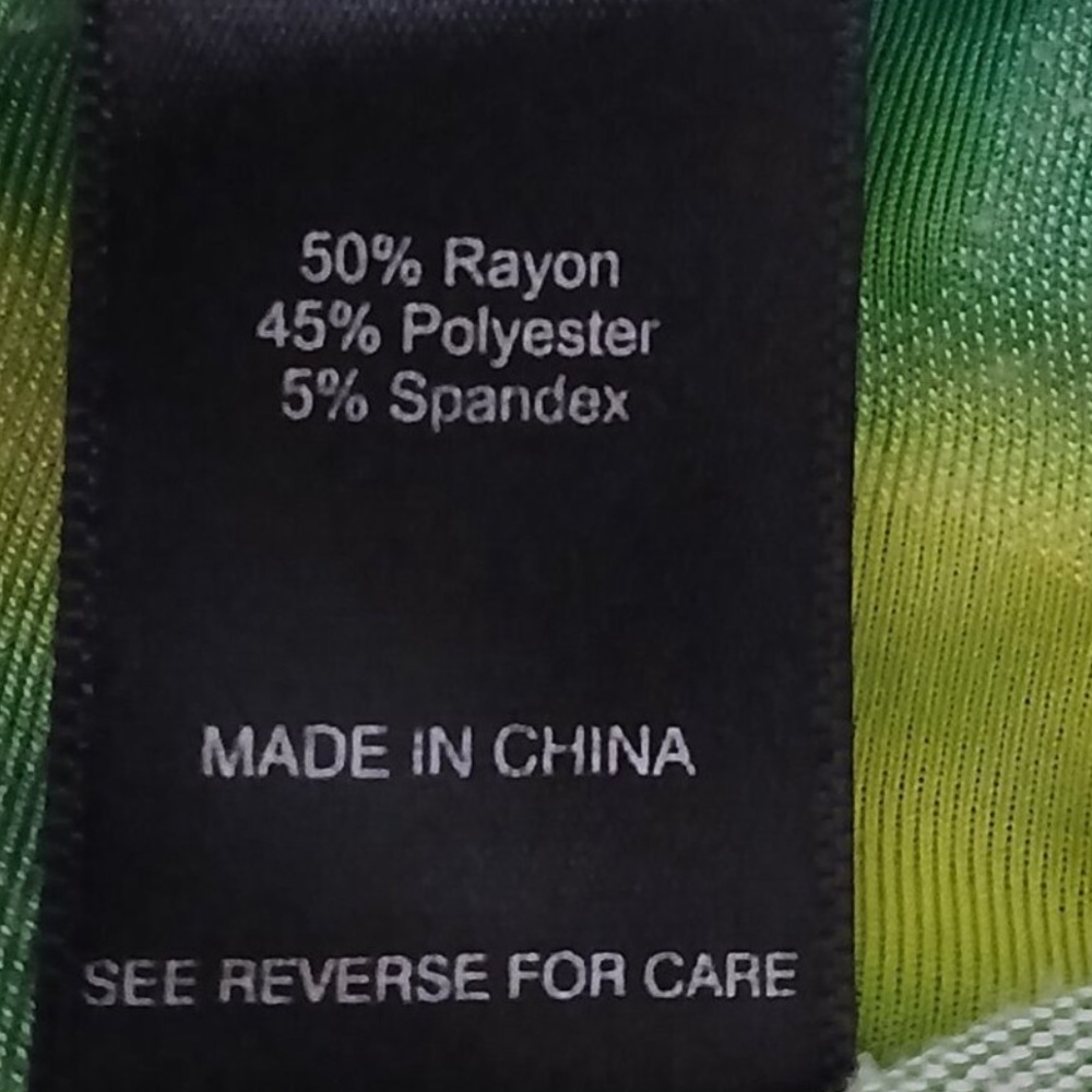 Ali Miles like new pullover Green and Blue Tie-Dye Top Size in a size XL - Picture 10 of 11